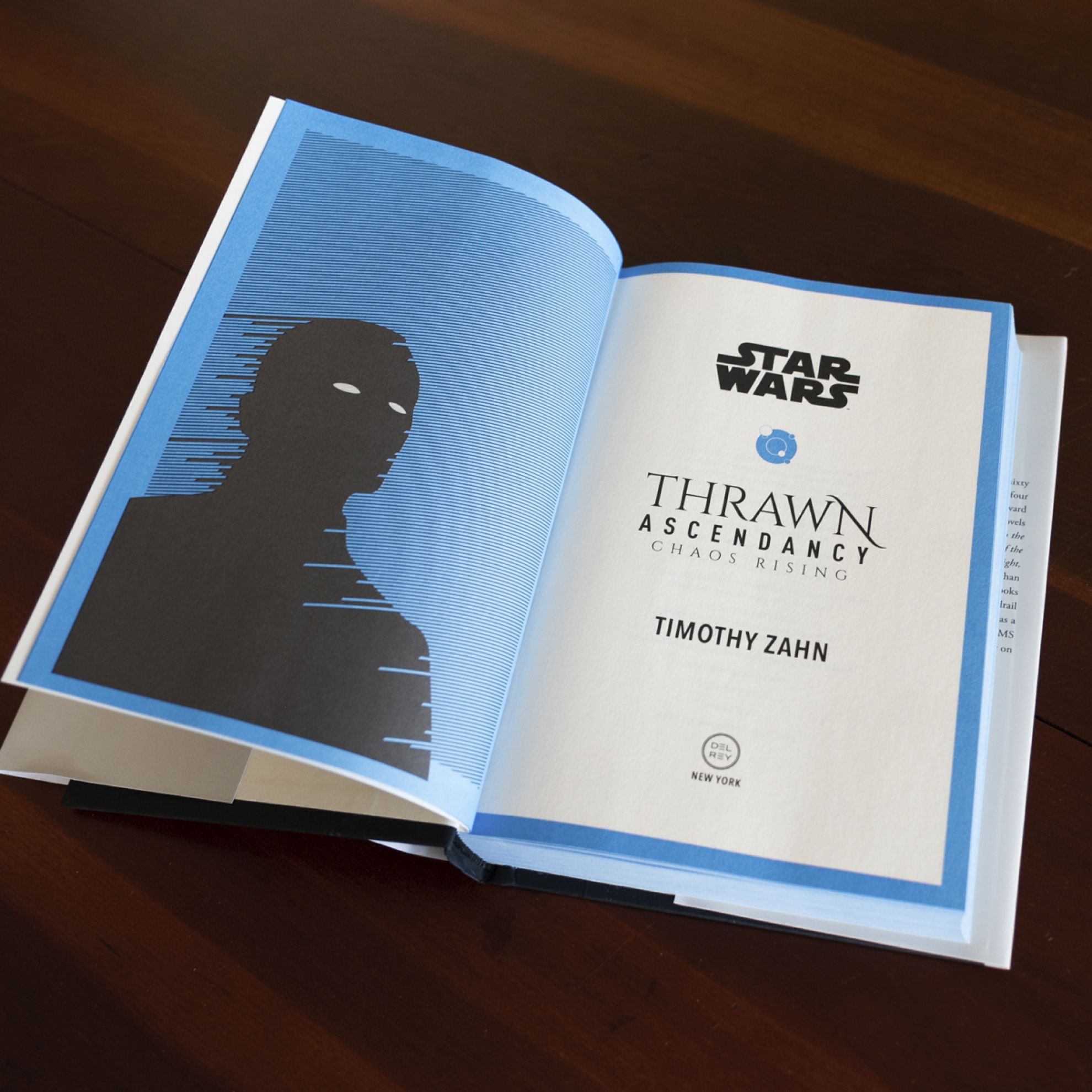 Thrawn Ascendancy Chaos Rising Blue Pages Open 1